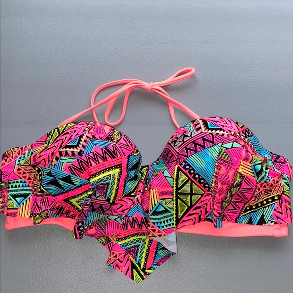 Arizona Jean Co. Ruffled Bikini Top